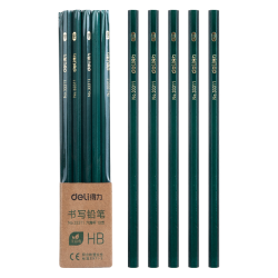 得力 33311 六角杆铅笔 HB 10支装
