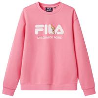 FILA 男童(105-170)卫衣儿童时尚休闲宽松套头针织套头衫