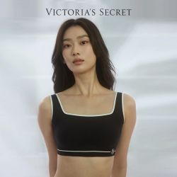 维密 复古方领 女士运动文胸