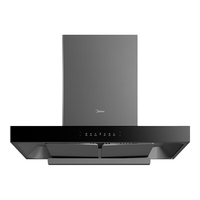 Midea 美的 CXW-280-DZ23X 23立方 欧式吸油烟机