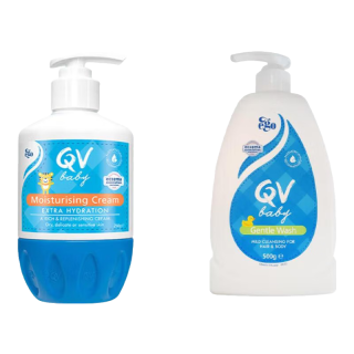 QV 小老虎面霜+沐浴露750g