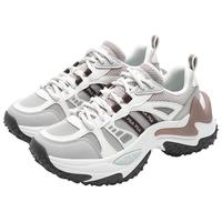 【鱼刺3代】女鞋时尚简约休闲老爹鞋女士低帮厚底增高摩登运动鞋