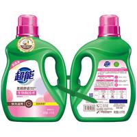 超能柔顺舒适洗衣液亲肤配方棉感柔软家用实惠装机洗低泡持久留香 柔顺舒适3.5kg*2