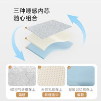 慕思（de RUCCI）弹簧床垫1.8*2米席梦思慕斯独立袋弹簧可拆卸可调节睡感0胶水床垫 MCW1-180 1.