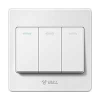 BULL 公牛 G07K311C 86型开关面板 三开单控款