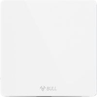 公牛（BULL） 万家 公牛开关插座 G12白色系列大面板 家用86型墙壁插座开关 白板 G12B101