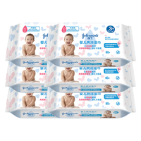 Johnson & Johnson 强生 婴儿爽洁湿巾 80抽*6包