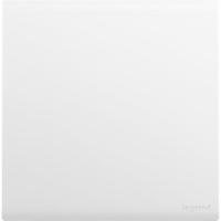 罗格朗（LEGRAND）开关插座面板 简悦系列陶瓷白色 86型墙壁插座 一位中途开关