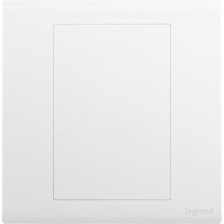 罗格朗 LEGRAND 开关插座面板 简悦系列陶瓷白色 86型墙壁插座 空白面板
