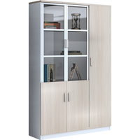 中伟更衣柜木质文件柜办公柜资料柜档案柜书柜储物柜五门更衣柜