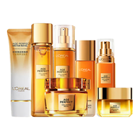 巴黎欧莱雅L'OREAL PARIS 欧莱雅(LOREAL)金致臻颜花蜜松露抗皱保湿补水紧致提拉化妆品套装 10】花蜜奢养套装礼盒