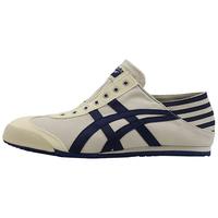 Onitsuka Tiger鬼冢虎男鞋女鞋 23春夏新款情侣鞋MEXICO 66运动鞋一脚蹬子休闲鞋 藏青-米白色/可踩踏/店长推荐 36/22.5cm