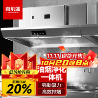 喜莱盛 商用油烟净化器一体机饭店厨房烧烤用无烟低空排放过环保YK-FH25
