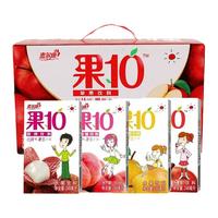 惠尔康果10果汁饮料苹果水蜜桃雪梨荔枝味整箱248ml*24盒新日期怀旧饮料 4味组合248ml*24盒