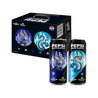  pepsi/百事 《疯狂动物城2》电影主题系列礼盒装 百事可乐无糖  百事无糖+联名周边 罐装 330