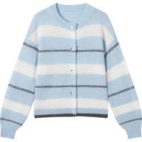 【绿野仙踪】2025春装氧气感条纹针织开衫软糯外套女式毛衣