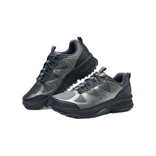 斯凯奇Skechers男子复古户外鞋轻质缓震舒适厚底增高237221C 银色/黑色/SLBK 41
