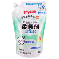 Pigeon 贝亲 宝宝柔顺剂 儿童柔顺剂 补充装 750ml/袋（清新果香） MA121