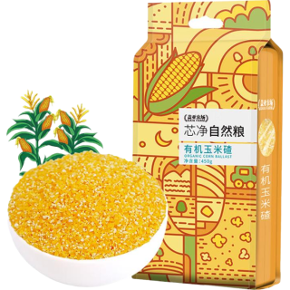 盖亚农场 有机玉米碴450g玉米糁农家五谷杂粮玉米渣粥 粗粮