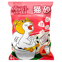 妮吖NiYa 7合1豆腐膨润土混合猫砂膨润土猫沙 除臭快速结团可冲厕所 西瓜精华混合猫砂 1包 5斤