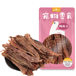 HELLOJOY 狗狗零食幼犬 鸡肉干鸭肉干90g