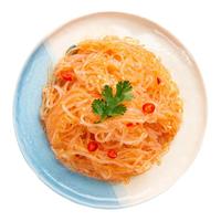 魔芋面0脂肪0低热量魔芋粉丝凉皮减食品代餐主食卡免煮即食荞麦面
