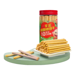 MyCcBaBy 脆脆棒饼干高钙酥脆营养磨牙紫薯饼干不添加鸡蛋儿童休闲零食 芋泥味