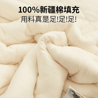 安睡宝（SOMERELLE）100%新疆棉花被子棉絮铺底垫被褥