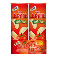 上好佳休闲零食醇脆薯片两联罐番茄味85g*2 85g两联罐(番茄*2)