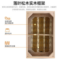 沐眠沙发客厅2025奶油风小户型大象耳朵云朵布艺沙发YY-510 2.1 2.1米海绵款【米白色】