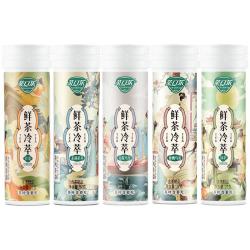 茶口乐 唐风茶韵茶含片清新口气润喉糖清爽5瓶5种口味/135g