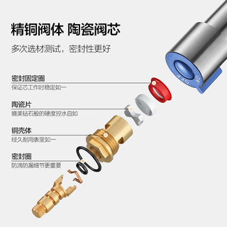安华角阀不锈钢冷热水加厚防爆水阀四分通用大流量八字阀NJF903SS