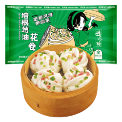 避风塘 培根葱油花卷840g/24只 食品面点早饭面食夜宵儿童早餐速冻半成品