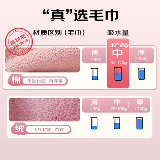 洁丽雅（Grace）国色祥韵高能五色毛巾10A抗菌纯棉吸水亲肤全棉成人洗脸面巾 青色