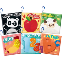 移动端、京东百亿补贴：澳贝 婴幼儿童早教布书绘本礼盒 6本