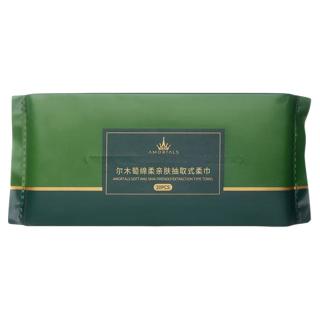 尔木萄 10包抽巾一次性洗脸巾抽取式洁面巾棉柔巾加大加厚干湿两用