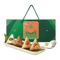 陶陶居端午节粽子礼盒 广东嘉兴特产蛋黄鲜肉豆沙蜜枣粽子 粽有心意礼盒920g（8粽2鸭蛋）