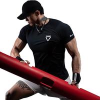 Monster Guardians短袖男 一体成型透气排汗修身运动训练短袖 Firm Black 坚毅黑 L