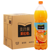 Minute Maid美汁源果粒橙1.8L*6瓶整箱2瓶橙味橙汁果汁饮料大瓶 聚餐婚庆酒席 果粒橙1.8L*6瓶整箱装