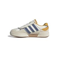 adidas 阿迪达斯 「面包鞋」阿迪达斯官方三叶草COURTIC男女经典运动板鞋 白/浅灰/蓝/姜黄 36.5