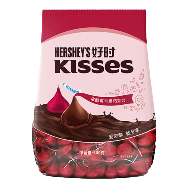 好时 Kisses 黑巧克力 500g
