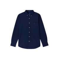 GANT 【亚洲版型】甘特秋冬男士纯棉牛津纺衬衣美式休闲纯色长袖衬衫