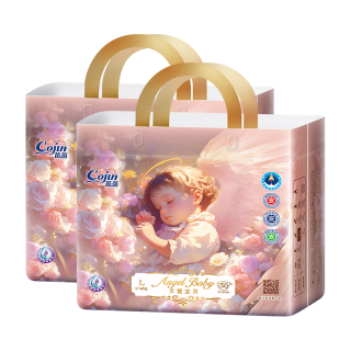 PLUS会员：茵茵 天使宝贝婴儿纸尿裤 纸尿裤箱装L码60片