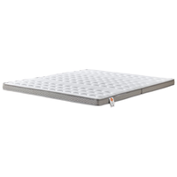 全友家居 天然椰棕床垫1.5米x2米偏硬护脊可折叠出租屋双人薄款床垫子