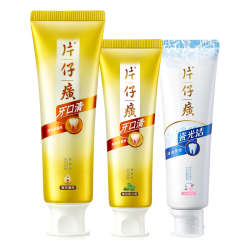 片仔癀 清火美白多效护理清新口气护龈牙膏top1自营500g新老包装随机发