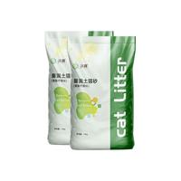 移动端、京东百亿补贴：沃趣 猫砂青柠膨润土蓝钻混合结团小颗粒矿砂除豆腐臭猫咪用品猫砂 青柠味膨润土20kg