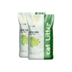 沃趣 猫砂青柠膨润土蓝钻混合结团小颗粒矿砂除豆腐臭猫咪用品猫砂 青柠味膨润土20kg