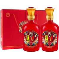 金六福 福运双喜 50%vol 浓香型白酒 500ml*2瓶 礼盒装