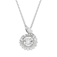 SWAROVSKI 施华洛世奇 SNAKE系列 5698890 蛇来运转项链 银色