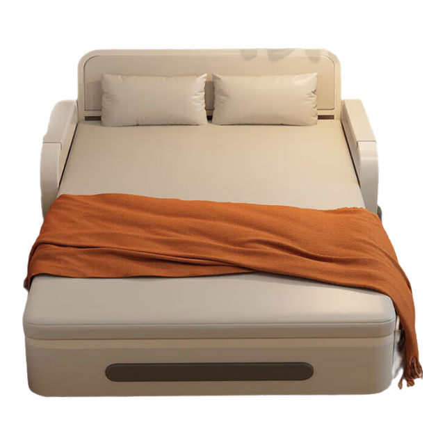 移动端、京东百亿补贴：致绪 折叠沙发床两用多功能小户型折叠两用伸缩床抽拉客厅储物简易沙发 +7cm海绵